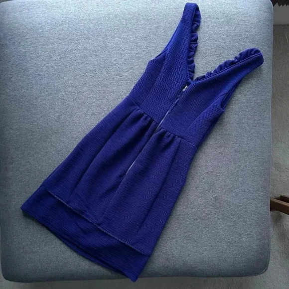 Anthropologie MAEVE Blue Cobalt Ottoman Cocktail Dress XS NWT - Picture 8 of 9